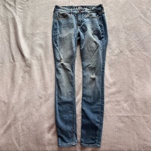 hollister low rise super skinny jeans